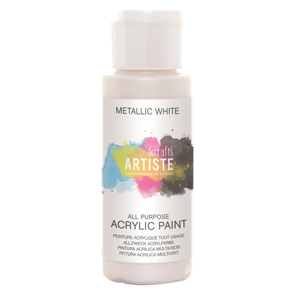 Docraft Artiste Metallic Acrylic Paint Allesfarbe 59ml Docraft Artiste Metallic Acrylic Paint Allesfarbe 59ml