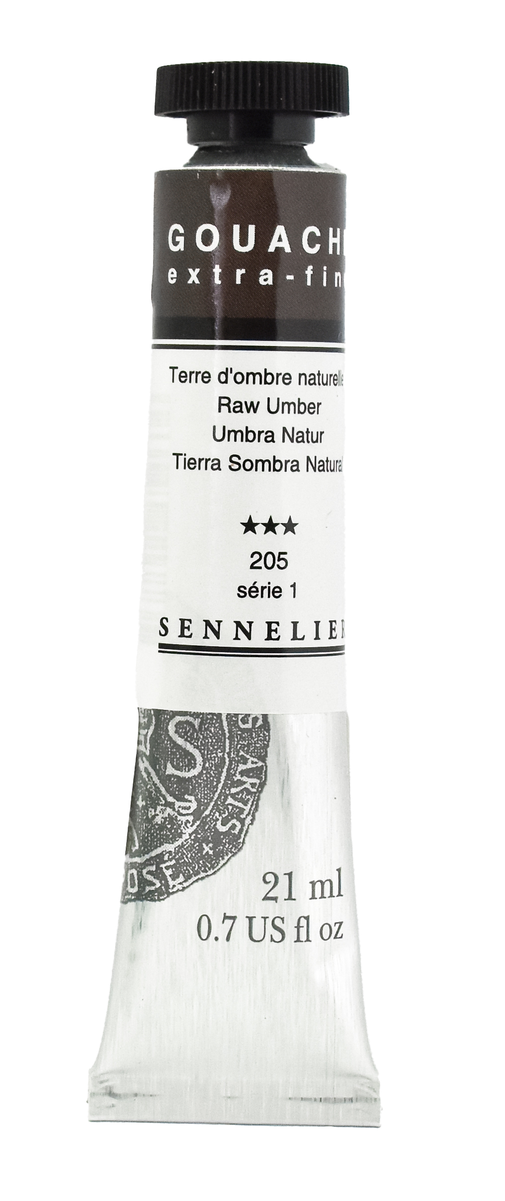 Sennelier Gouache Extra Fine UMBRA NATUR Künstler-Gouache  hochpigmentierte Deckfarbe 21ml