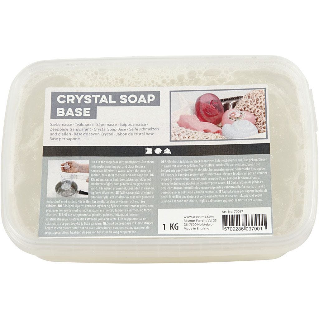 Rohseife Crystal Soap Base transparent 1kg