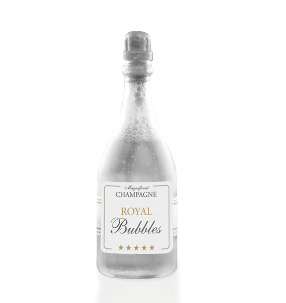 Seifenblasen- Soap Bubbles Champagnerflasche, 24 Stück 