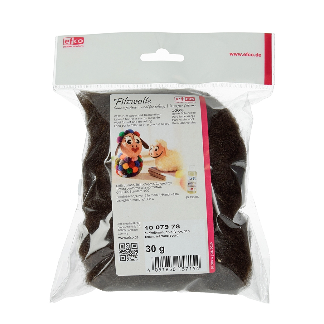 Filzwolle 100% Schurwolle 30g