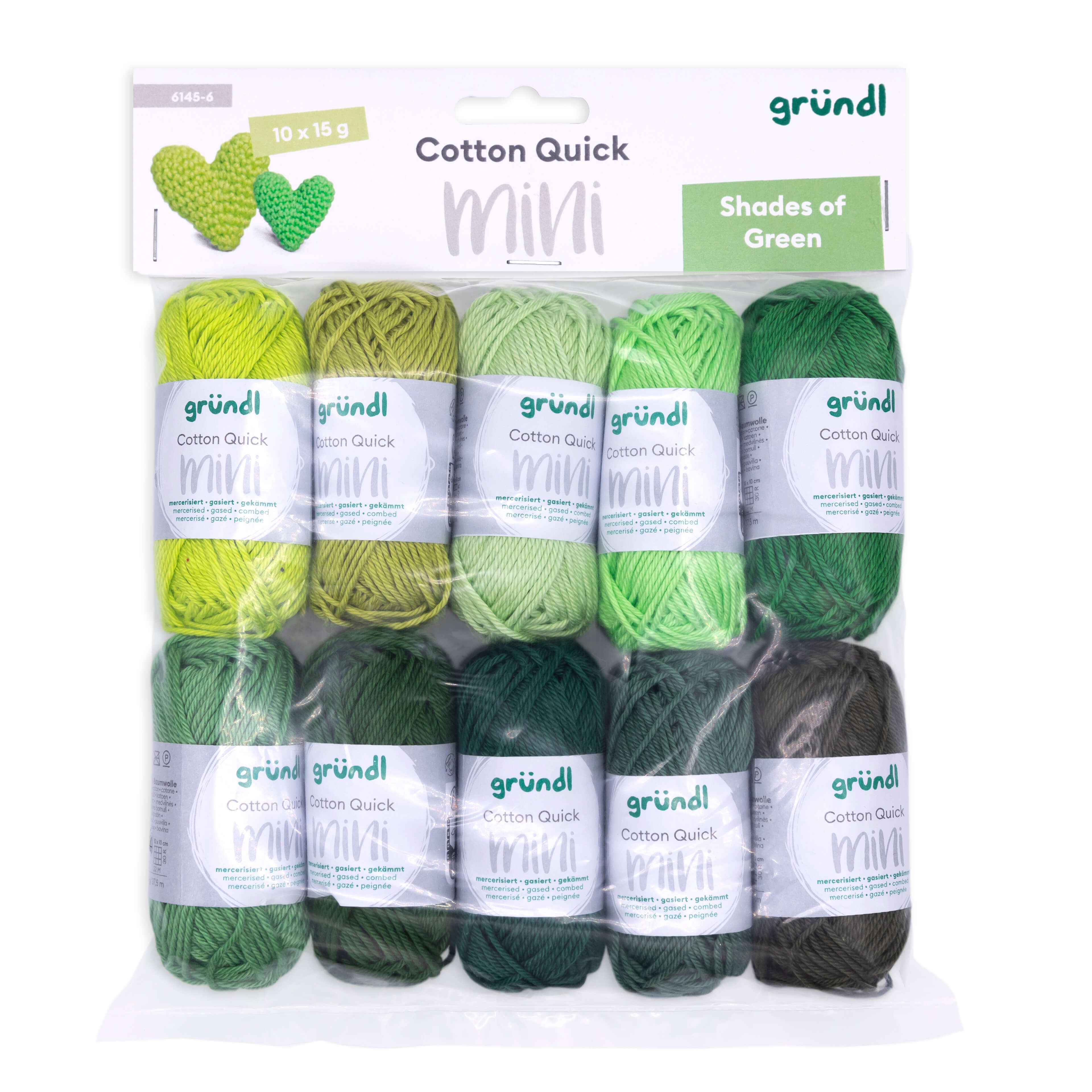 Cotton Quick Mini Set Shades of Green