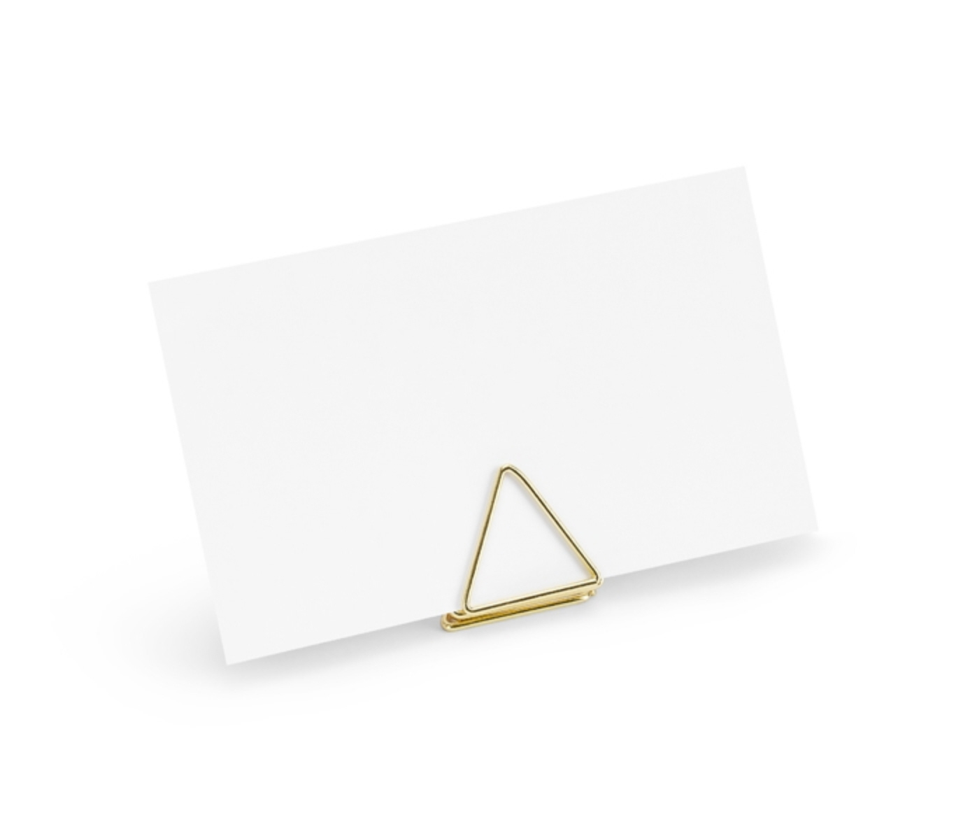 Platzkartenhalter Dreieck gold 2,3cm 10 Stk. 