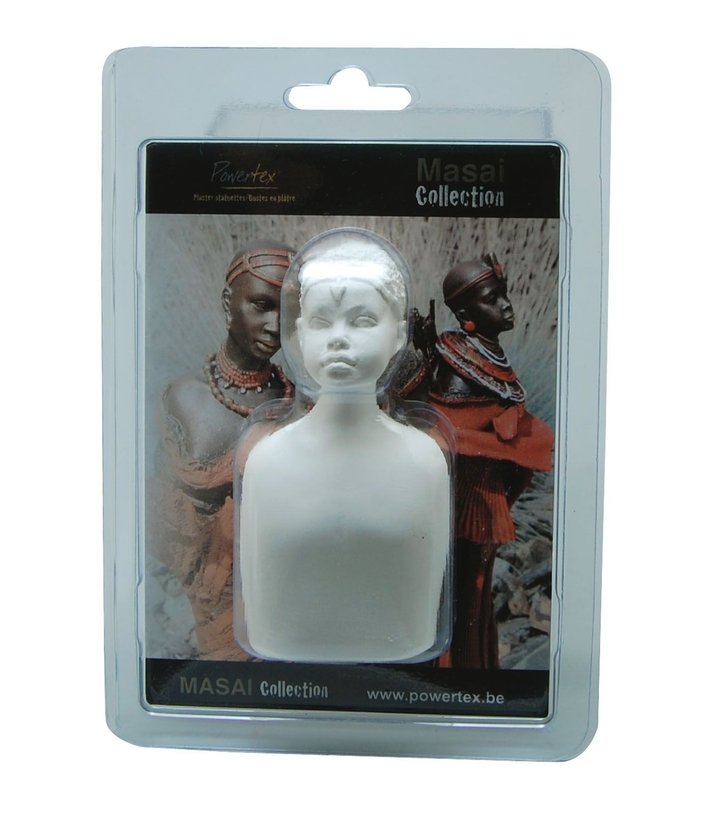 Powertex Masai Collection Moses Afrika  Gipsfigur Plaster Statuettes 10x5cm