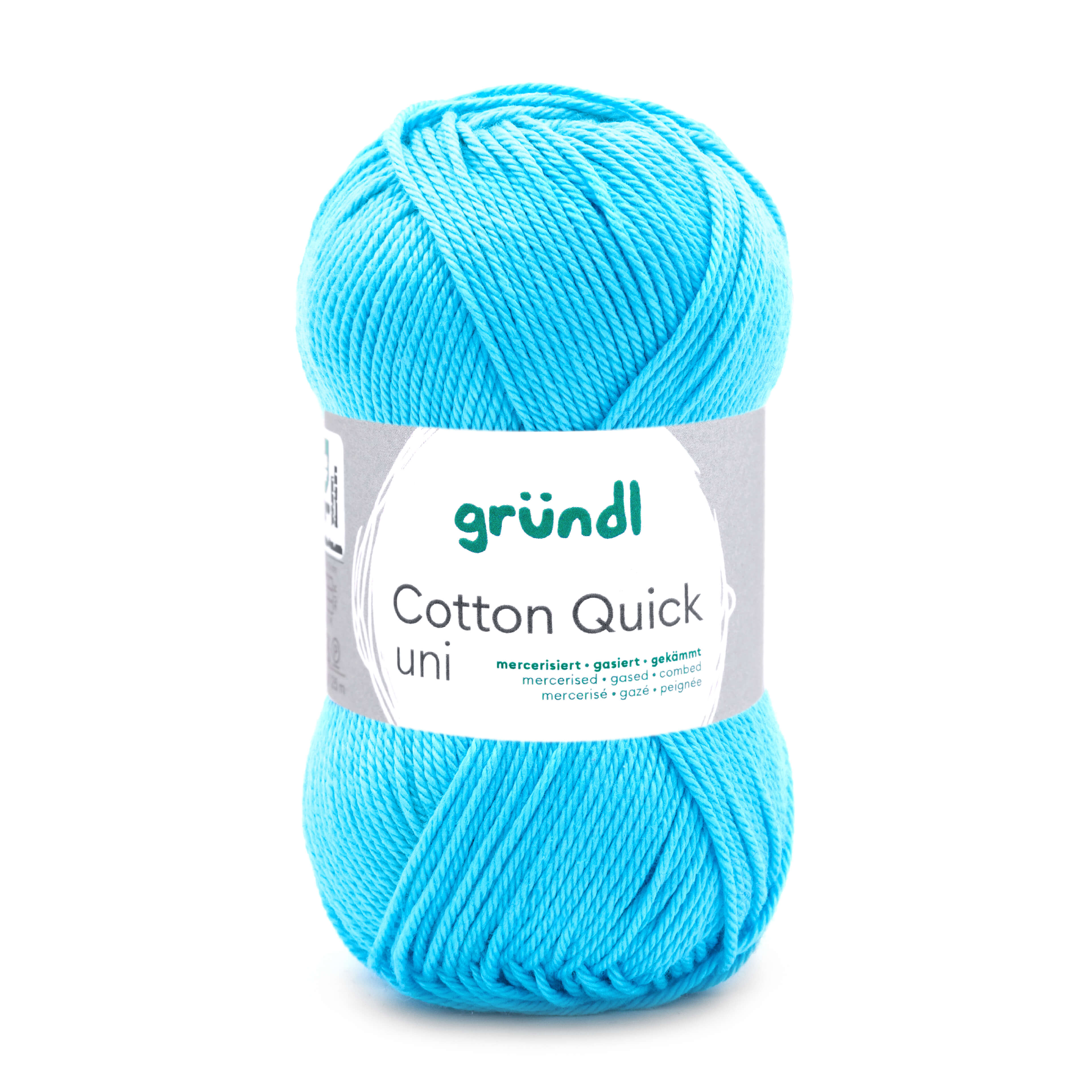 Cotton Quick Uni 100 % Baumwolle mercerisiert gasiert gekämmt 50g/125m Cotton Quick Uni 100 % Baumwolle mercerisiert gasiert gekämmt 50g/125m