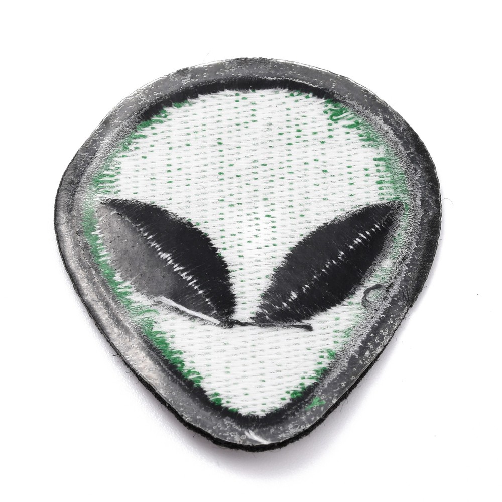 Patch Alien grün Aufbügeln/Aufnähen 52x43x1,5mm Patch Alien grün Aufbügeln/Aufnähen 52x43x1,5mm