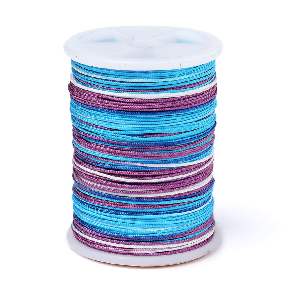 Polyesterkordel Multicolor lila-blau