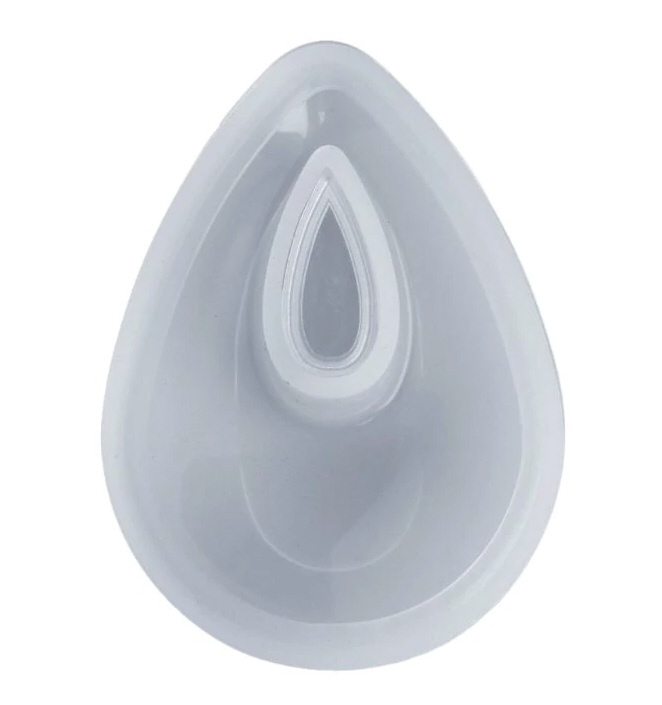 Gießform Anhänger Tropfen 4,5x3cm