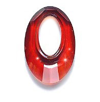 6040 Helios Pendant, 40 mm, 1 Stk., red magma