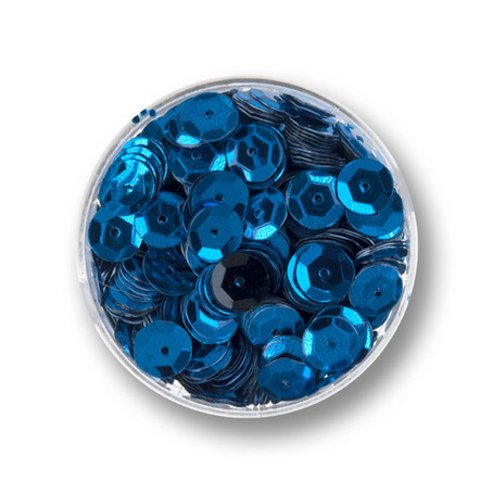 Pailletten mittelblau 6mm 30g ca. 4000 Stück Pailletten mittelblau 6mm 30g ca. 4000 Stück