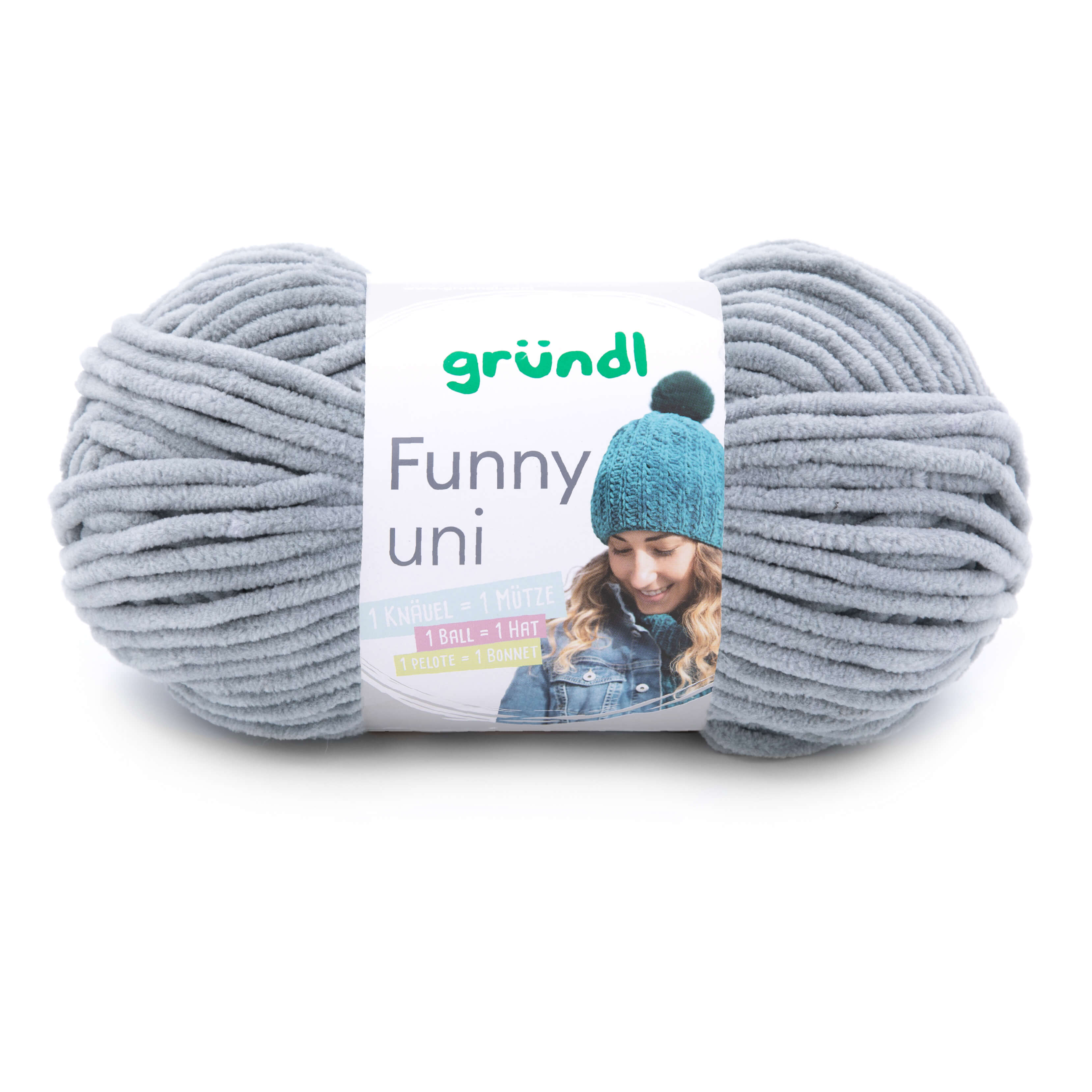 Gründl Funny Uni Wolle Microfaser 100g/120m 100% Polyacryl Gründl Funny Uni Wolle Microfaser 100g/120m 100% Polyacryl