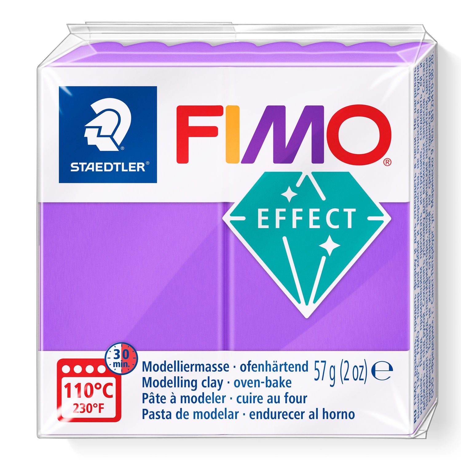 Fimo Effect  transparent lila