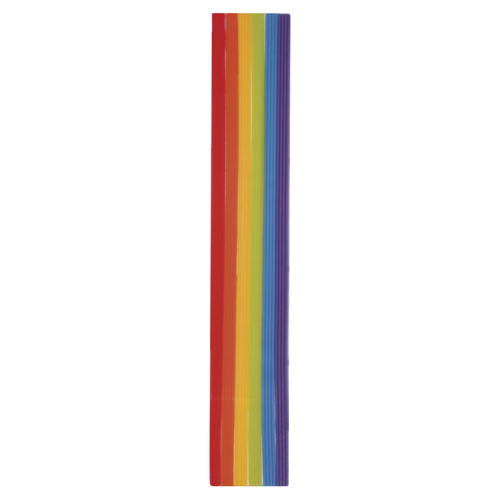 Wachs-Zierstreifen Regenbogen 20cmx1mm 