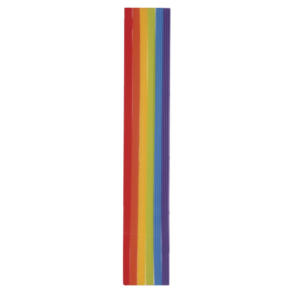 Wachs-Zierstreifen Regenbogen 20cmx1mm Wachs-Zierstreifen Regenbogen 20cmx1mm
