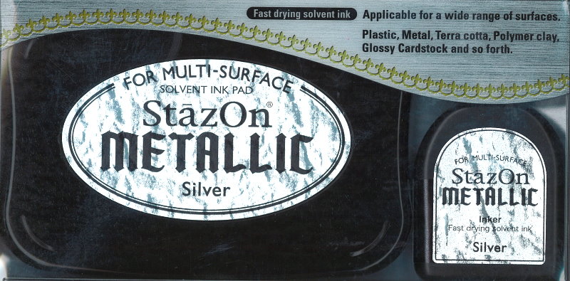  StazOn Stempelkissenset metallic silver Pigment Ink