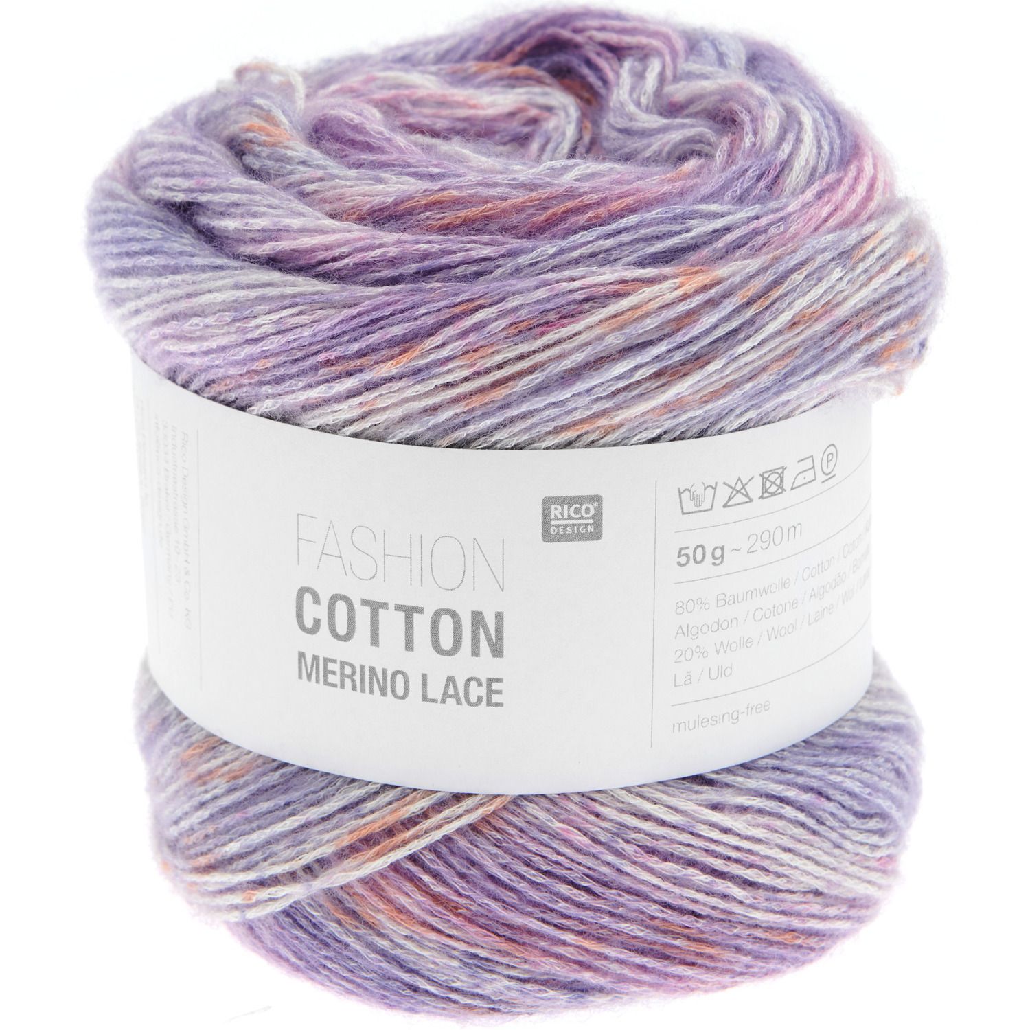 Fashion Cotton Merino Lace lilac