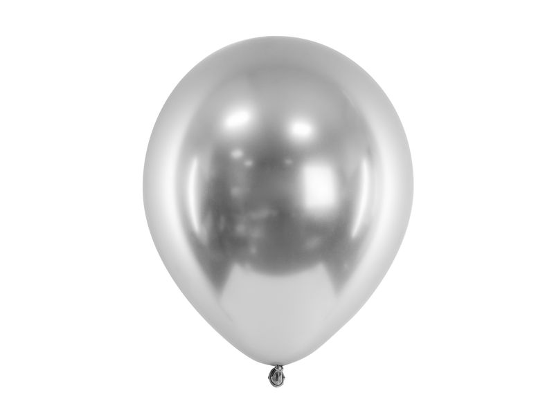Chrome-Luftballone metallic 27cm 50 Stück 