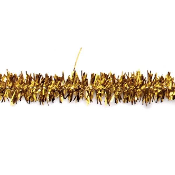 Pfeifenreiniger gold 50x0,8cm Pfeifenputzer Chenilledraht Biegeplüsch Pfeifenputzerdraht
