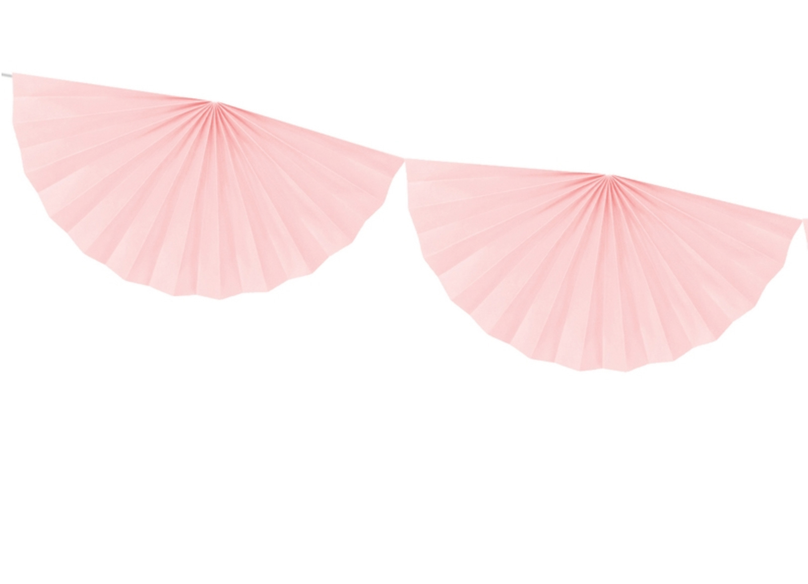 Rosetten-Girlande 0,4x3m Tissue Garland Rosette