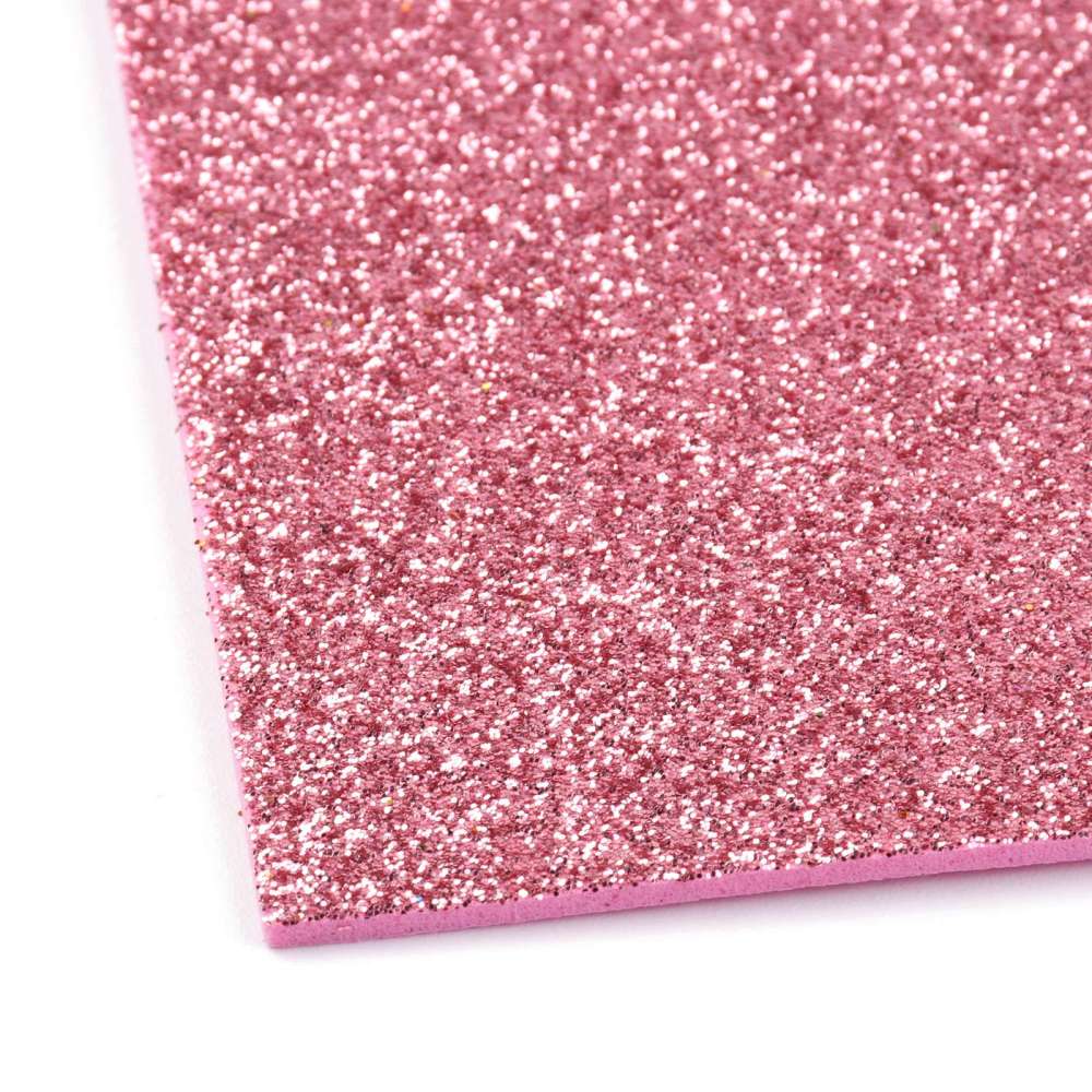 Moosgummi Glitter A4, 2mm 20x30cm, Glimmermoosgummi, per Stück
