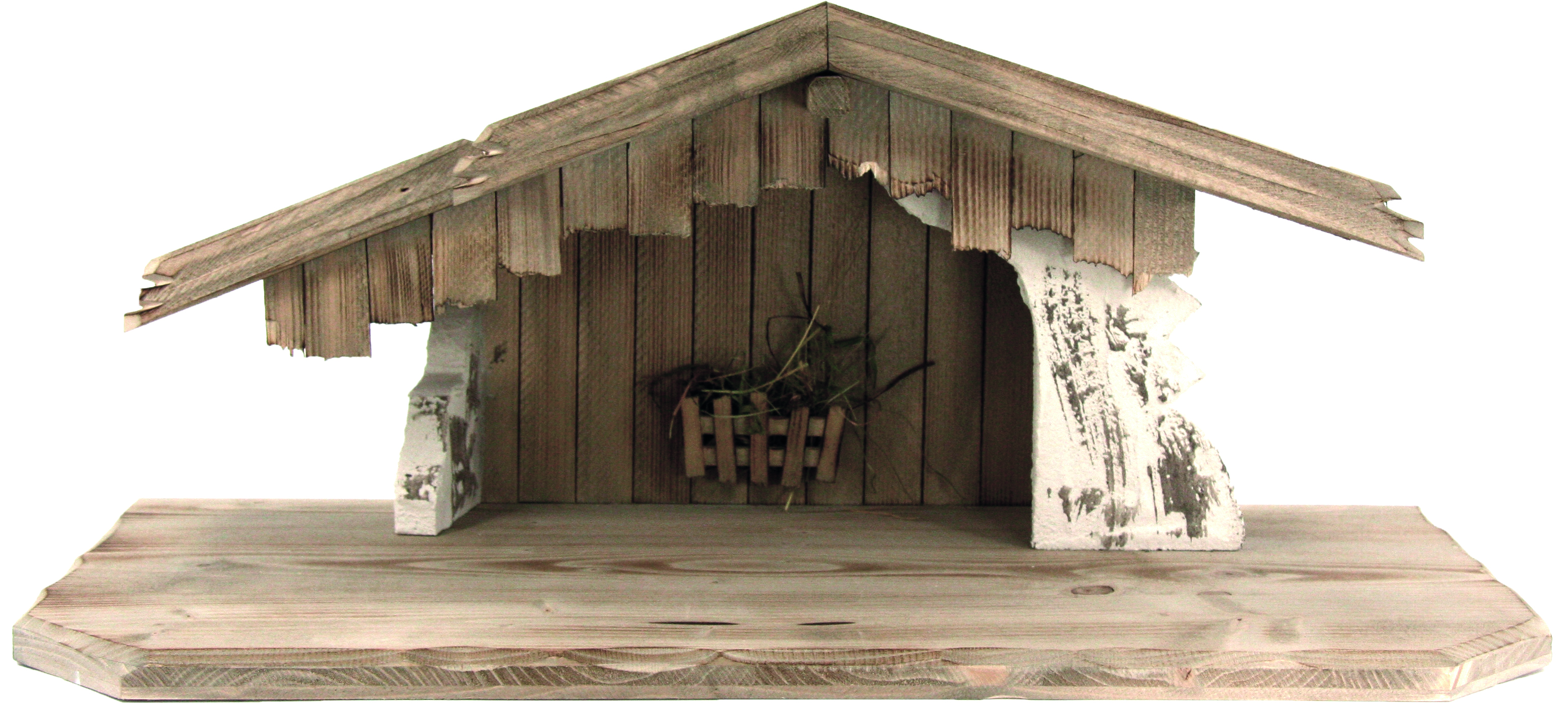 Weihnachtskrippen-Stall Miltach 69x29x32cm Weihnachtskrippen-Stall Miltach 69x29x32cm
