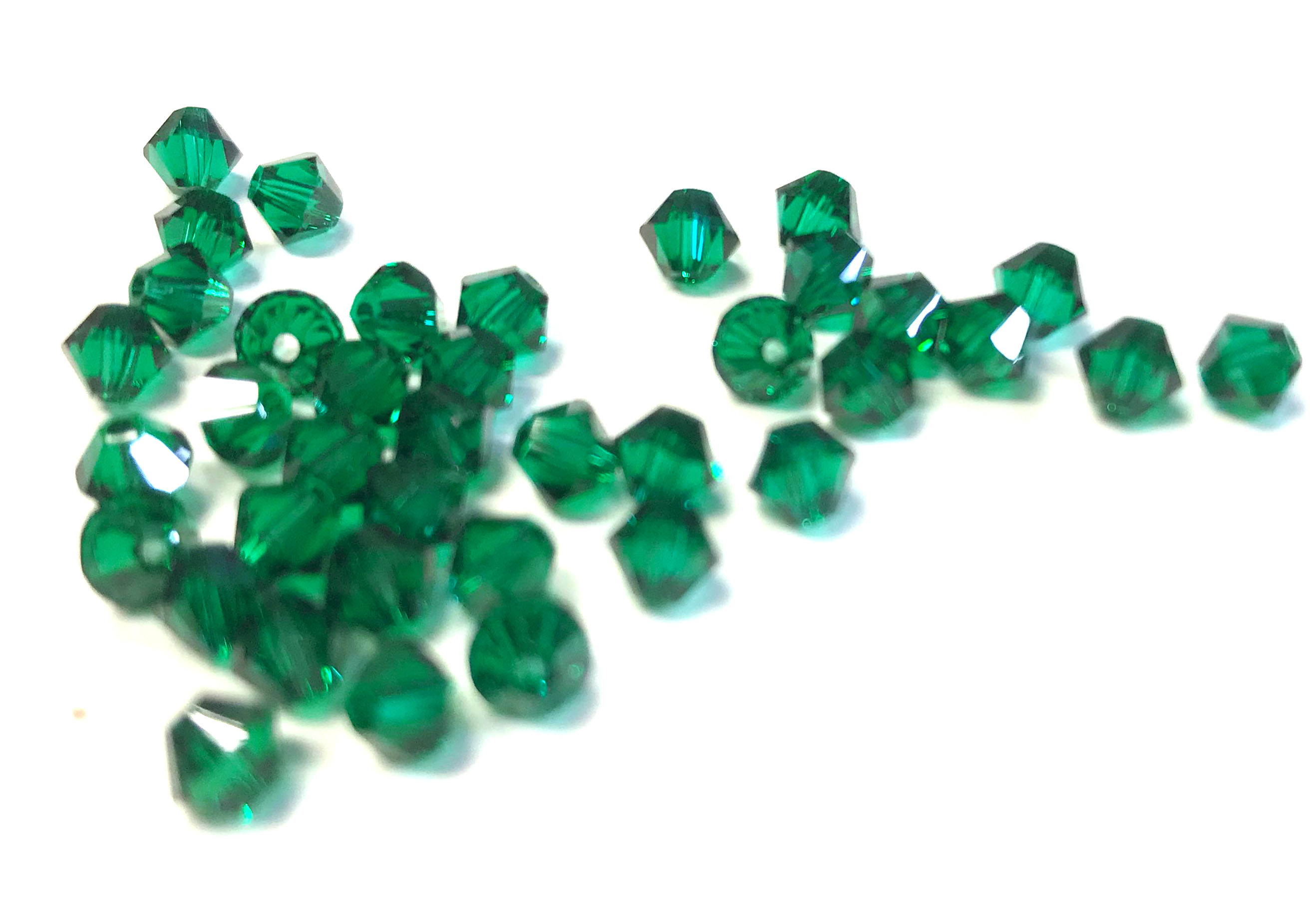Swarovski Doppelkegel  Emerald, Bicone