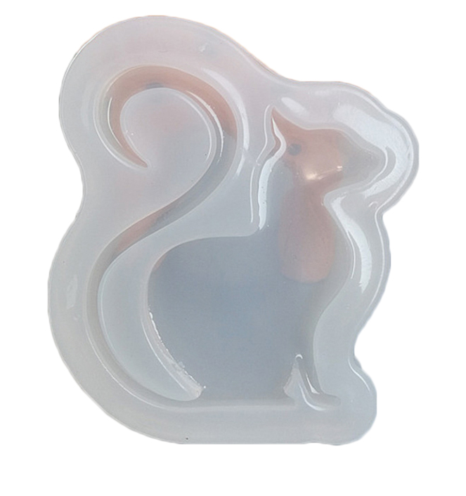 Gießform Silikonform Katze Kitty  4cm Casting Mould 