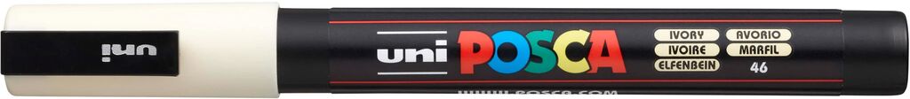 UNI POSCA Marker PC-3M ELFENBEIN Rundspitze 0,9-1,3mm UNI POSCA Marker PC-3M ELFENBEIN Rundspitze 0,9-1,3mm