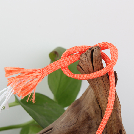 Paracord Kordel UNI SIGNALROT einfärbig 4mm 6,4m/ Bund 