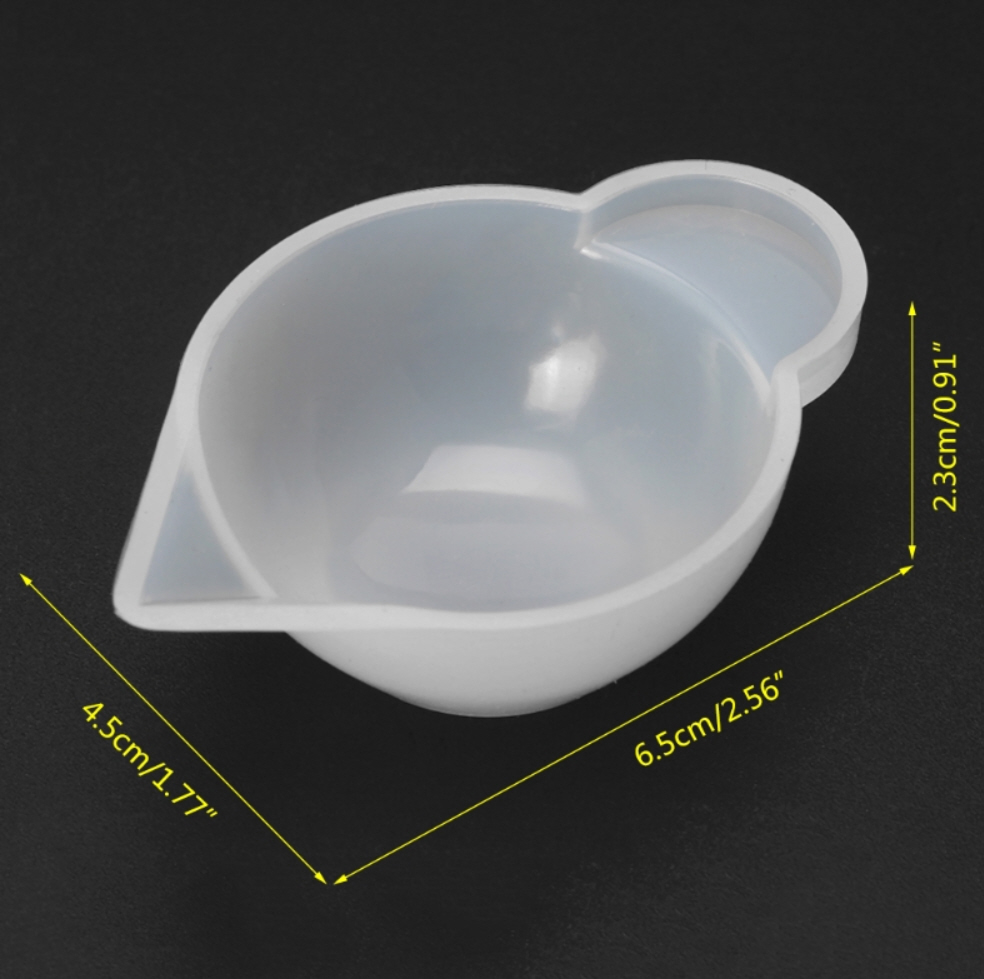 Silikon-Mischbehälter Mischbecher Mixing cups 4,5x6,5x2,3cm