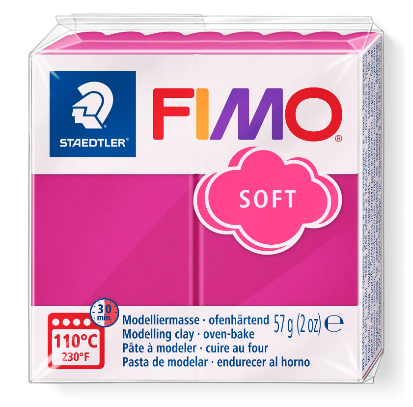 Fimo soft 8020, ofenhärtende Modelliermasse, 57g Fimo soft 8020, ofenhärtende Modelliermasse, 57g