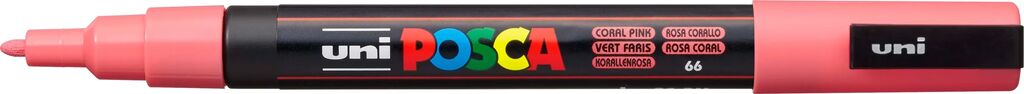 UNI POSCA Marker PC-3M Rundspitze KORALLENROSA 0,9-1,3mm UNI POSCA Marker PC-3M Rundspitze KORALLENROSA 0,9-1,3mm