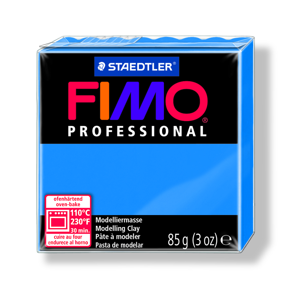 Fimo Professional, 85g, 300, echtblau