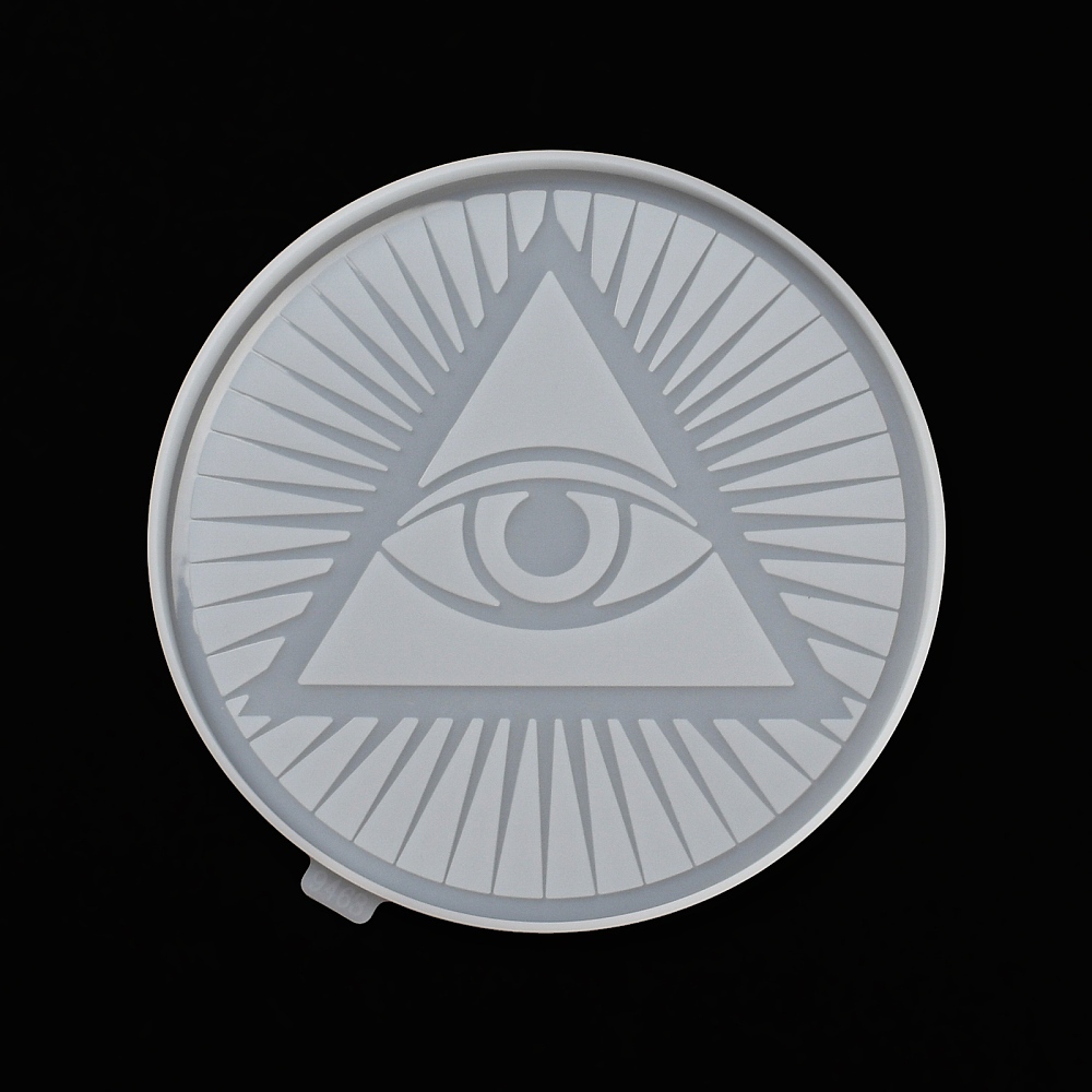Silikonform Auge der Vorsehung/Allsehendes Auge rund 180x9mm Silikonform Auge der Vorsehung/Allsehendes Auge rund 180x9mm