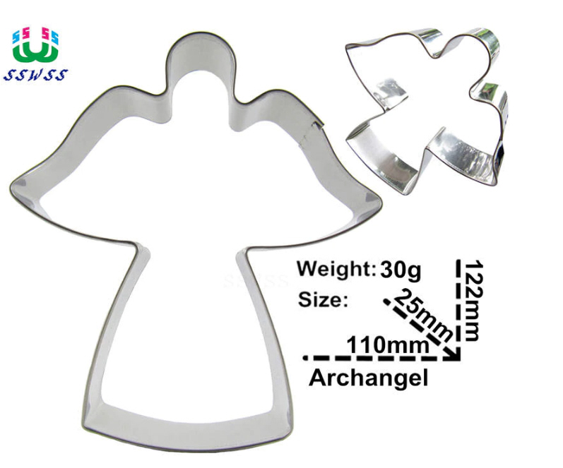 Ausstechform Engel  12 cm Keksausstecher Weihnachtsausstecher Ausstecher Cookie Cutter