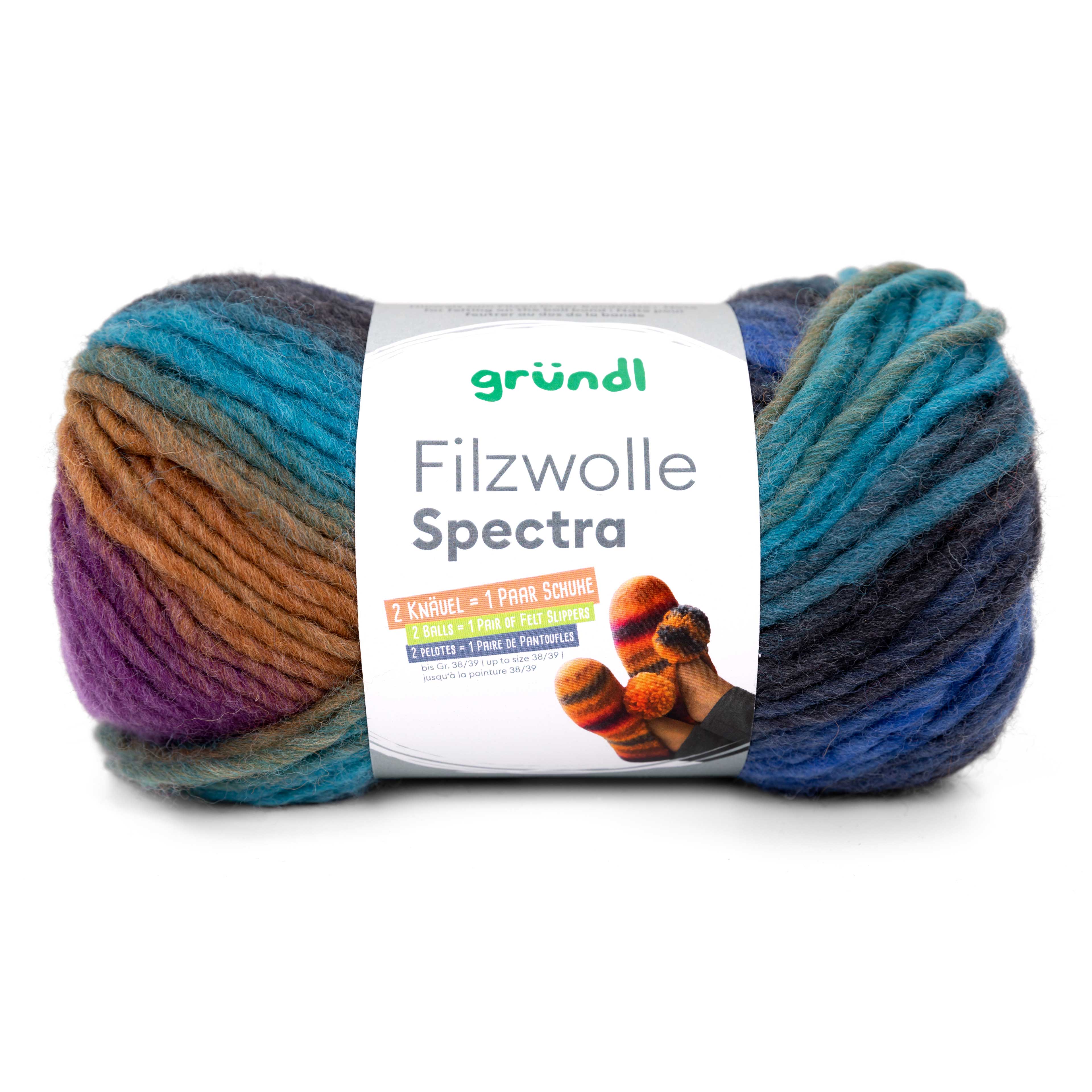 Gründl Spectra Strick- Filzwolle Farbverlauf bunt 100% Schurwolle 100g/100m Gründl Spectra Strick- Filzwolle Farbverlauf bunt 100% Schurwolle 100g/100m
