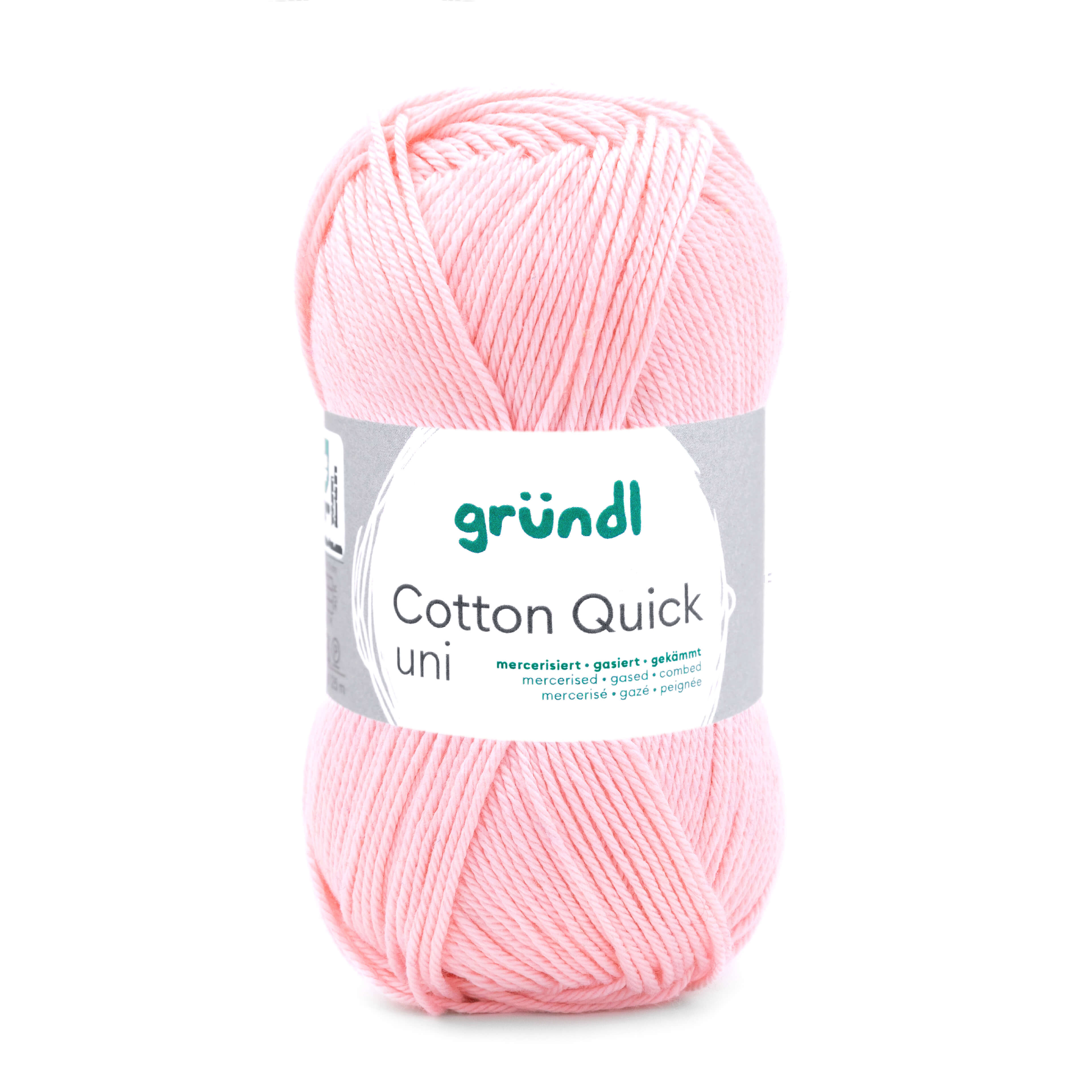 Cotton Quick Uni 100 % Baumwolle mercerisiert gasiert gekämmt 50g/125m