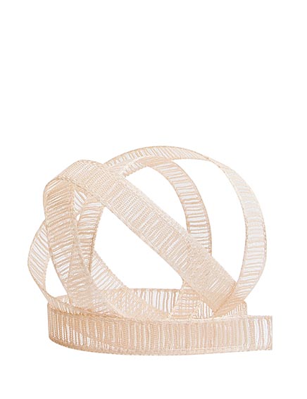 Chiffonband 10mm gestreift 1m Chiffonband 10mm gestreift 1m