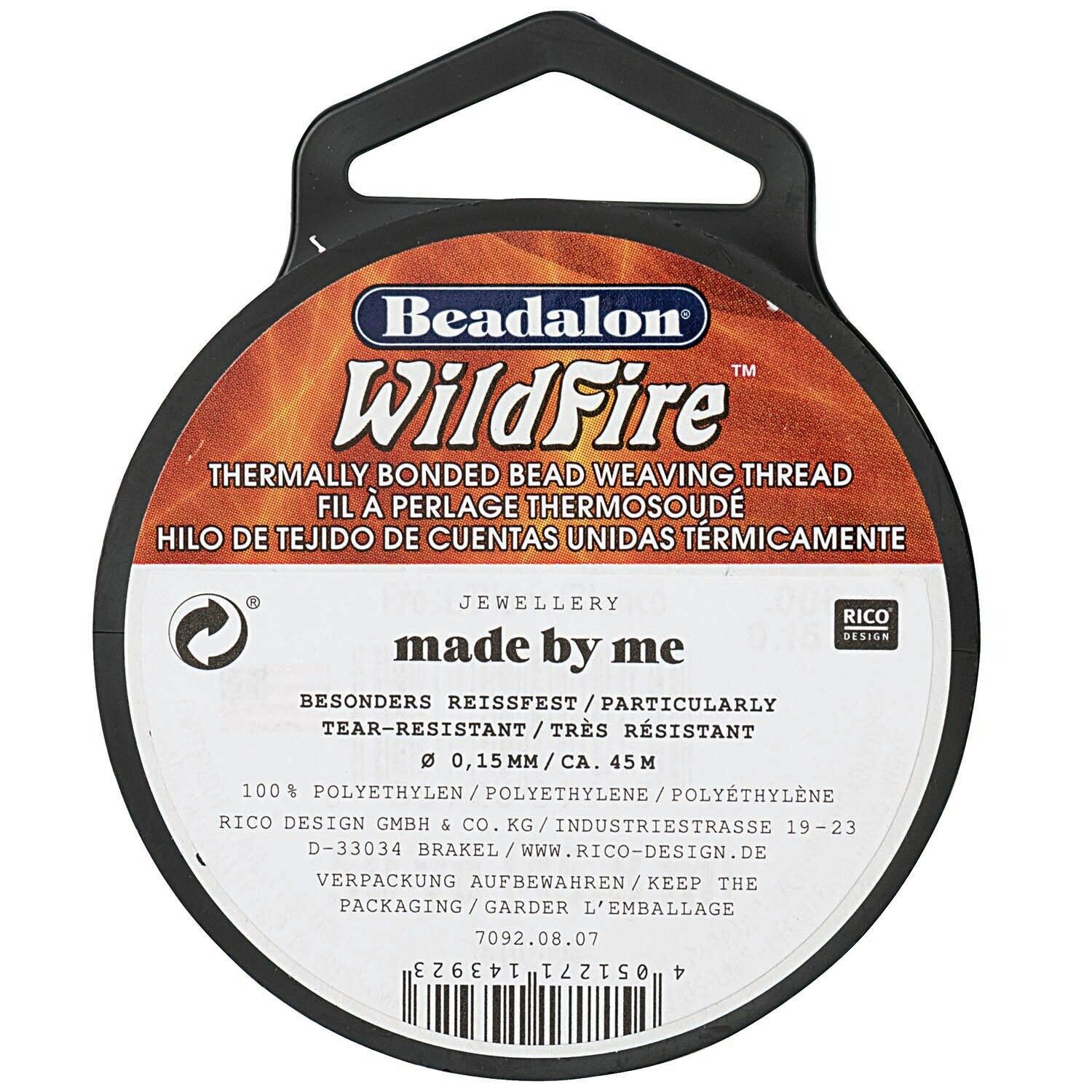 Beadalon Wildfire Garn weiß 0,15mm 45,8m 1 Spule Beadalon Wildfire Garn weiß 0,15mm 45,8m 1 Spule