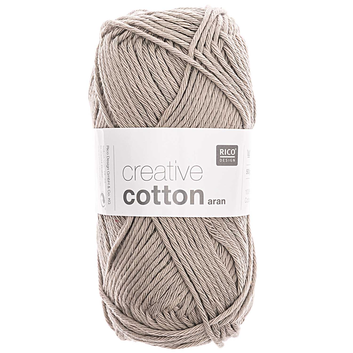 Creative Cotton Aran perlgrau