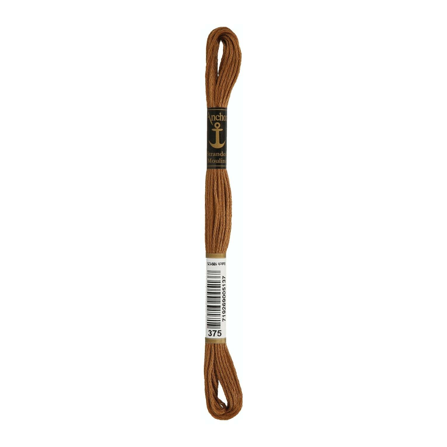 Anchor  Mouline Sticktwist , Beige - Braun - Schwarz Töne  8m/Bündel