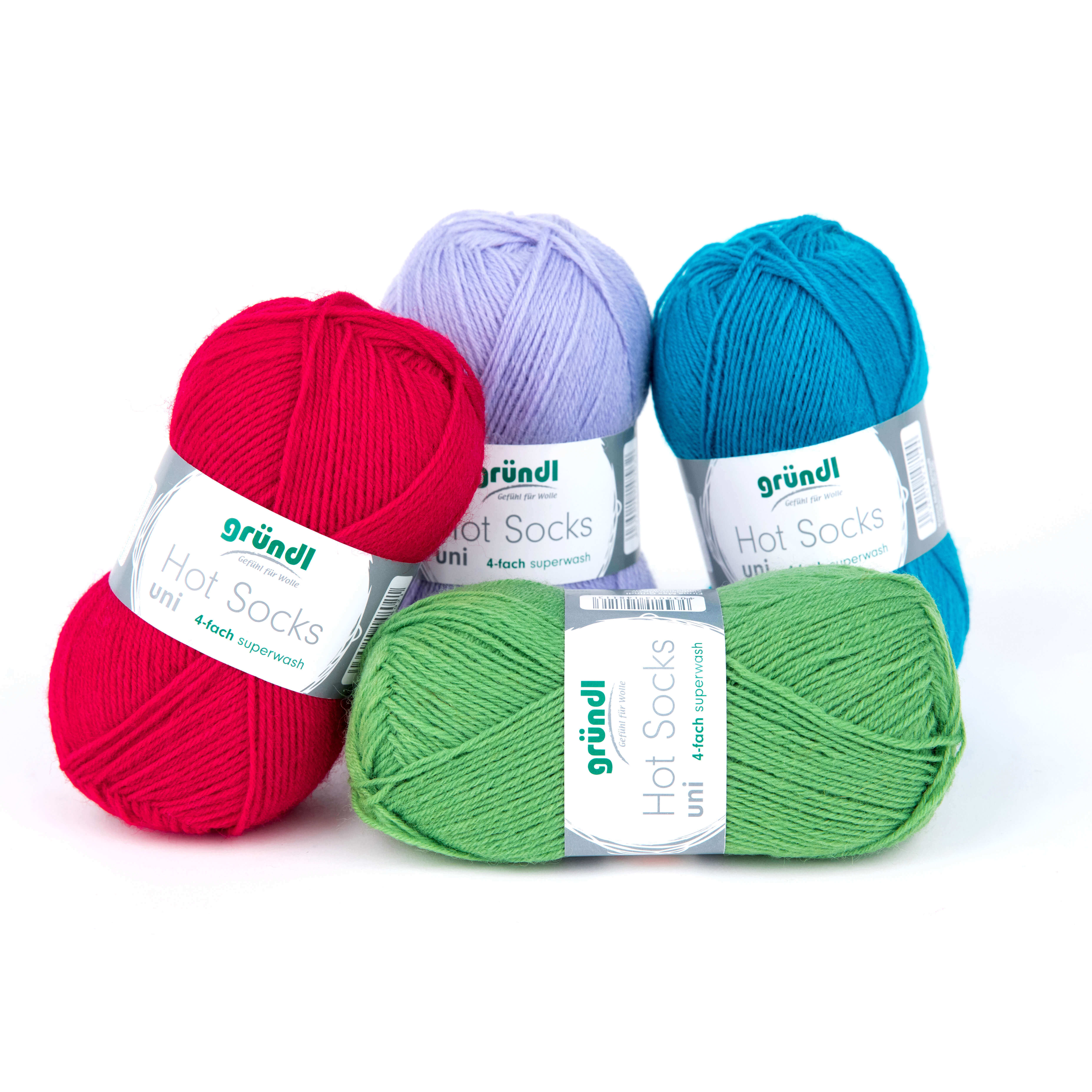 Hot Socks uni 50 Sockenwolle 4-fach superwash 50g/210m