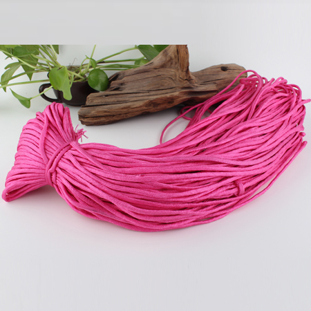 Paracord Kordel UNI FUCHSIA einfärbig 4mm 6,4m/ Bund 