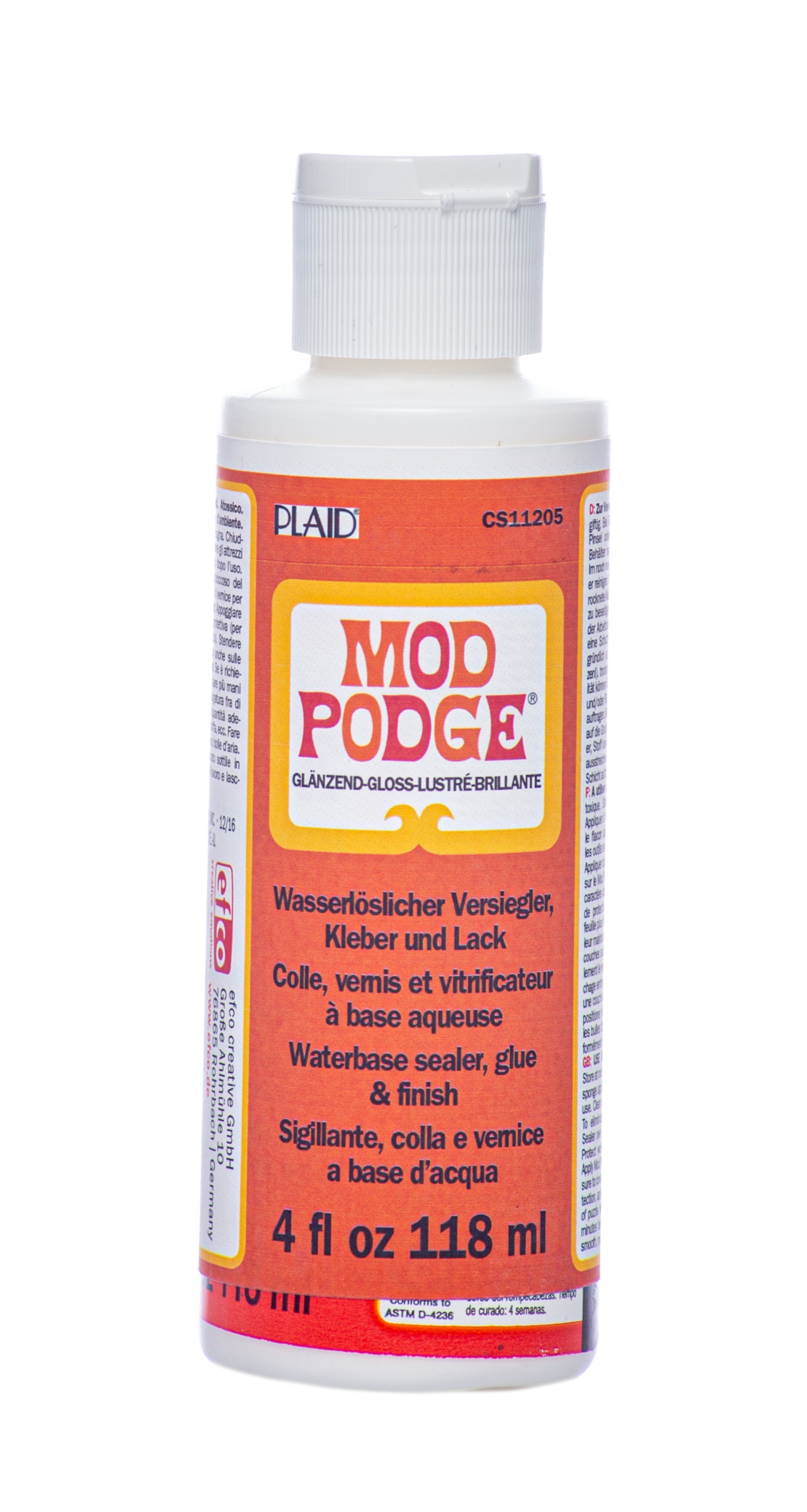 Mod Podge glänzend Versiegler Kleber Klarlack 118ml