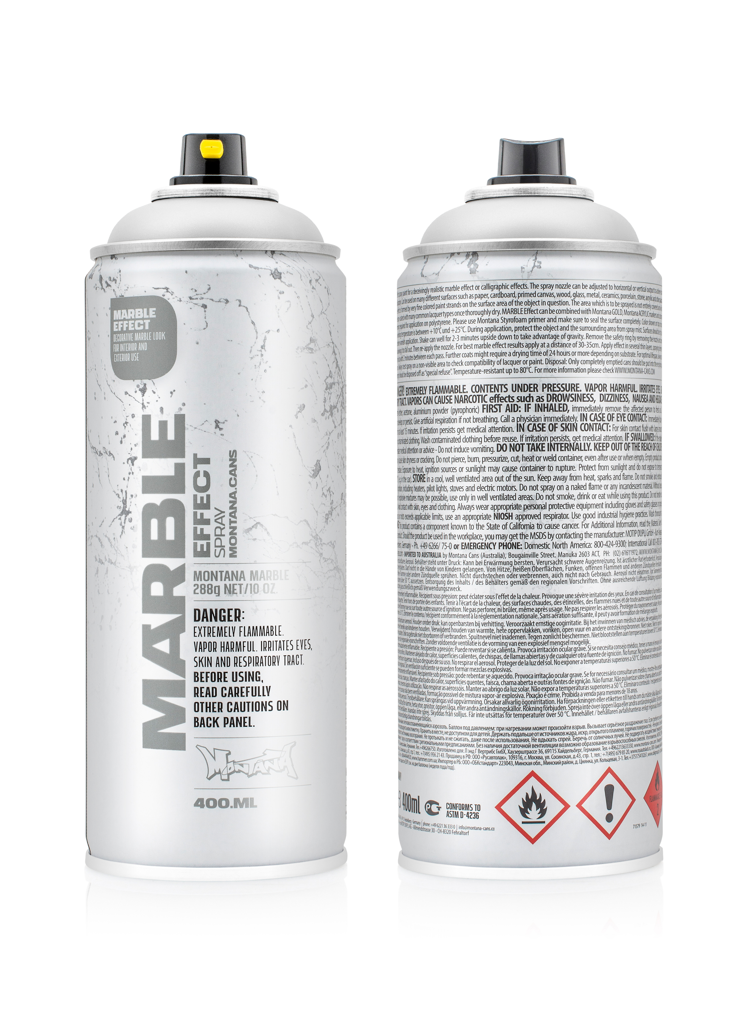 Montana Marble 400ml Montana Cans Effektlack Sprühfarbe Spray Dose