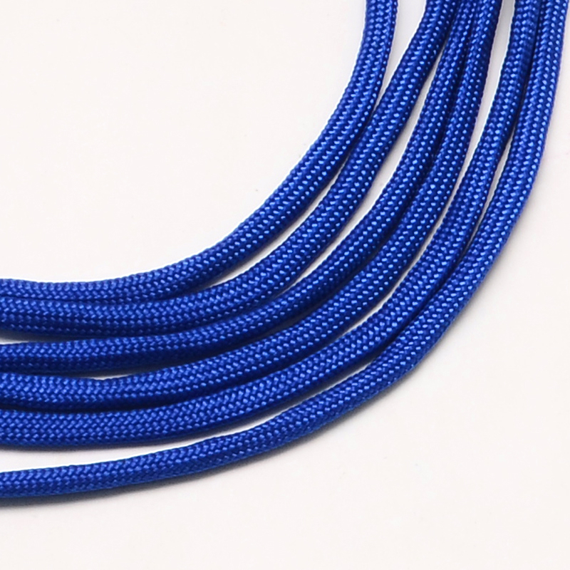 Paracord Kordel UNI ROYALBLAU einfärbig 4mm 6,4m/ Bund 