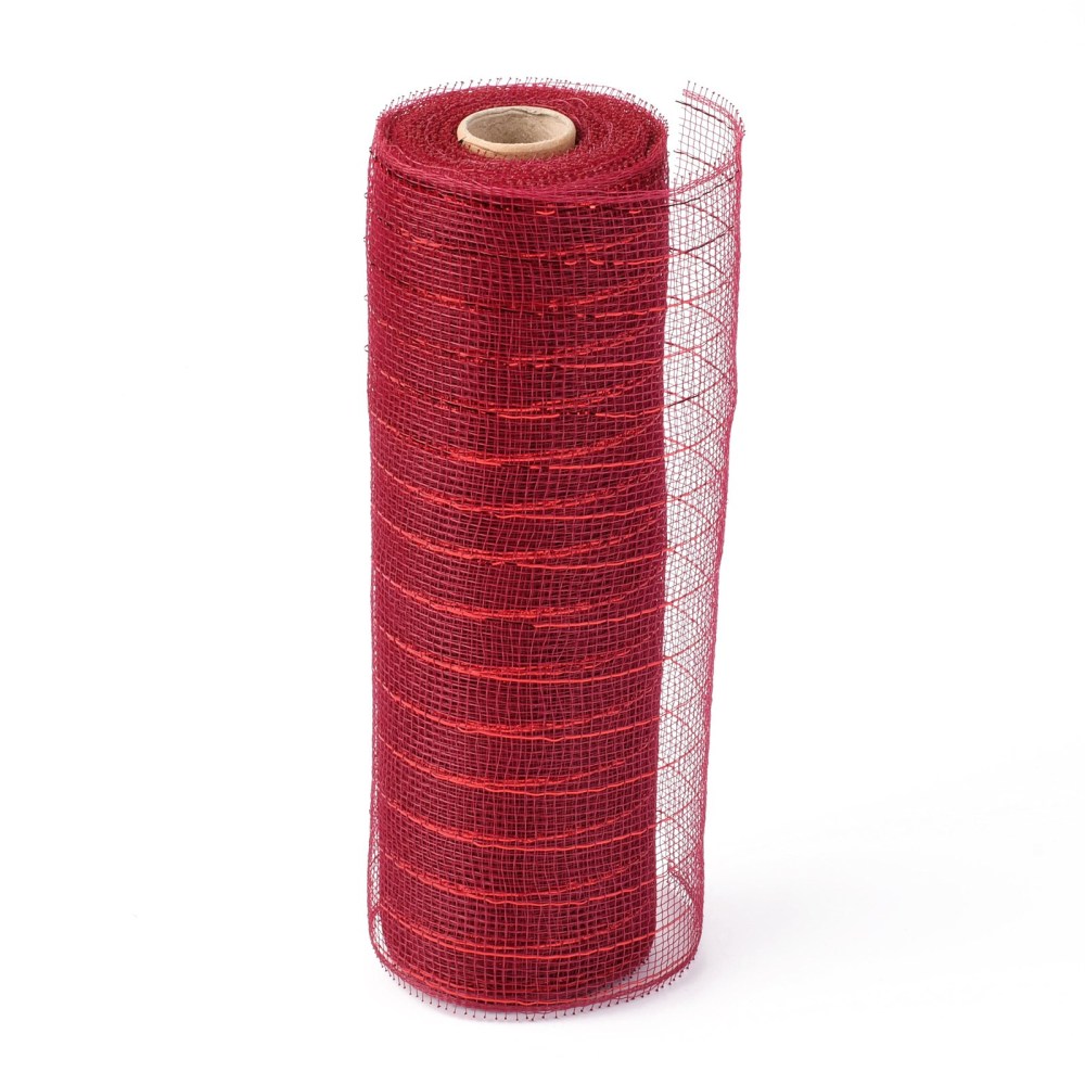 Deco Mesh  25x9,15cm/Rolle Polyester Netz