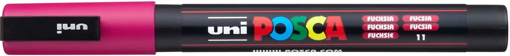 UNI POSCA Marker PC-3M FUCHSIA Rundspitze 0,9-1,3mm