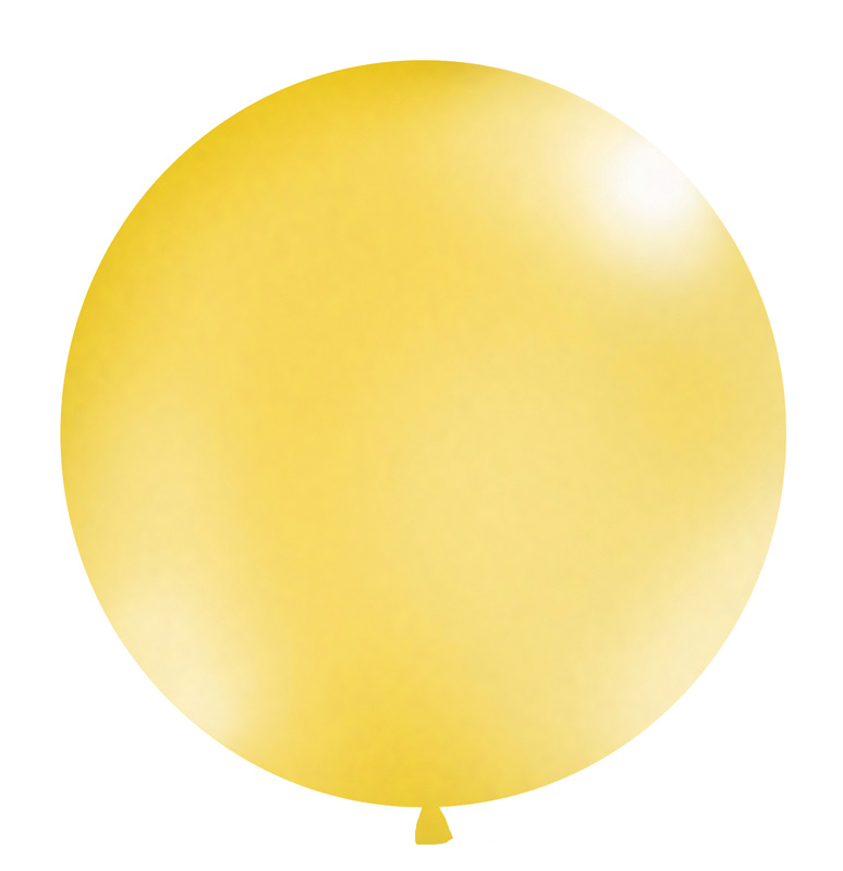 Riesen Luftballon Jumbo Balloon Metallic Gold 1m