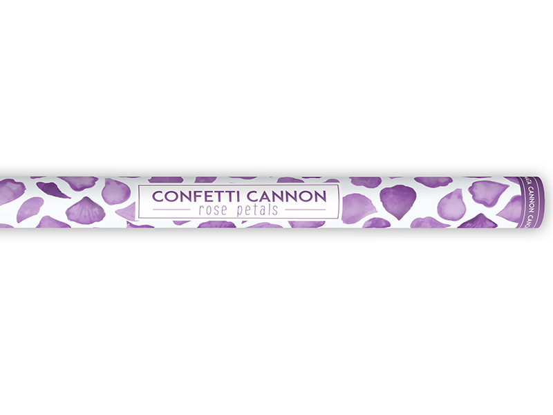 Konfettikanone Rosenblätter flieder Konfetti-Shooter Confetti Cannon Streamer